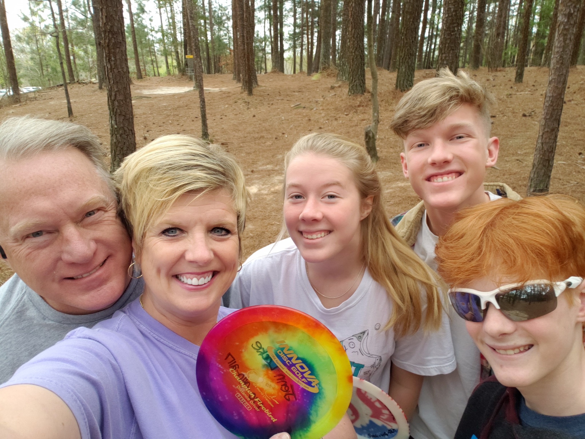 Locke Family Frisbee Golfing 2